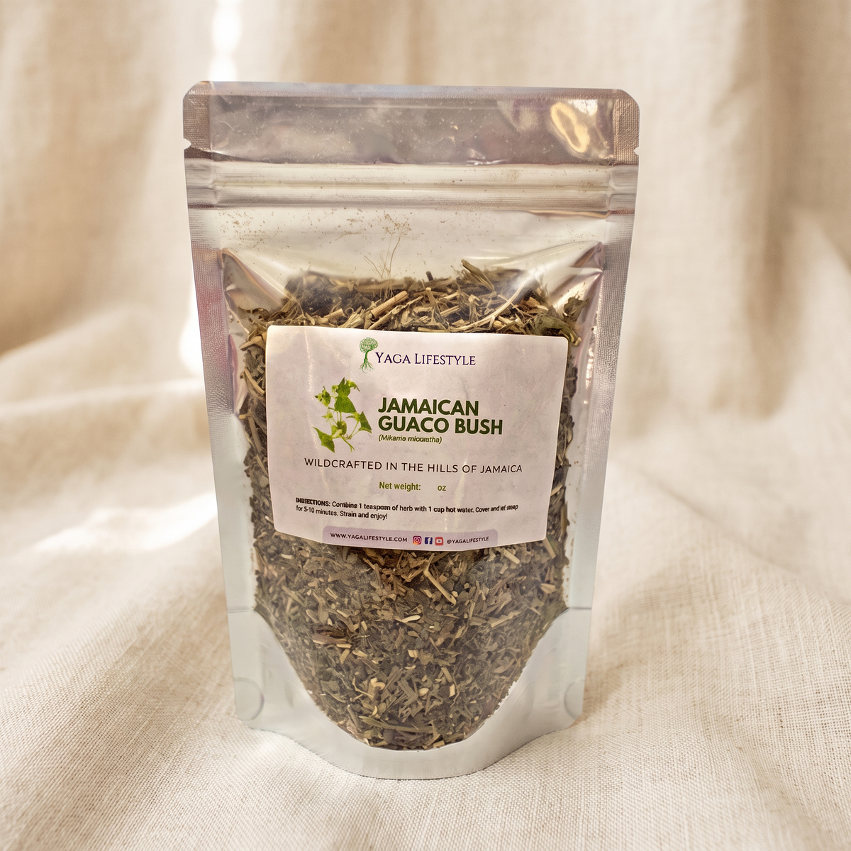 Jamaican Guaco Mikania (Wildcrafted, Air-Dried, Dr Sebi Approved Alkaline Herb)