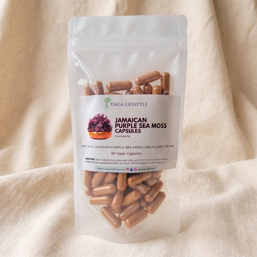 Jamaican Purple Sea Moss Capsules | 60 Vegan Capsules