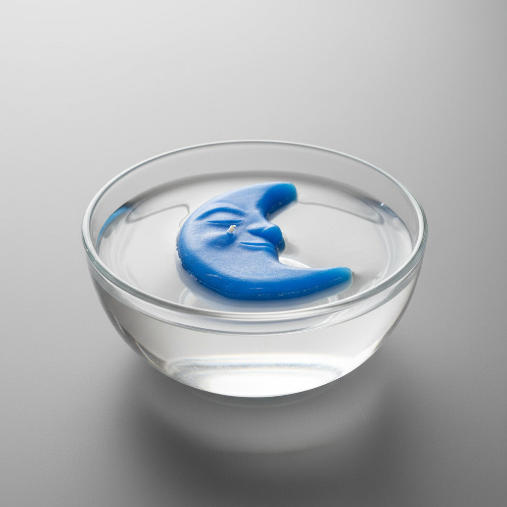Once In A Blue Moon Floating Candle