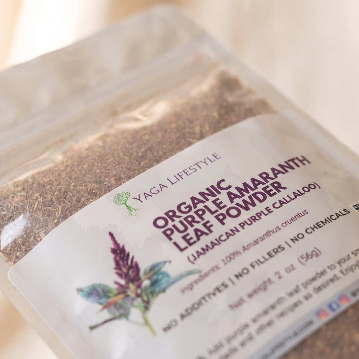 Purple Amaranth Leaf Powder