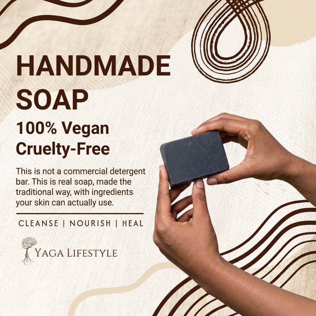 Purple Sea Moss Soap (Handmade, Vegan) With Wildcrafted Jamaican Purple Sea Moss