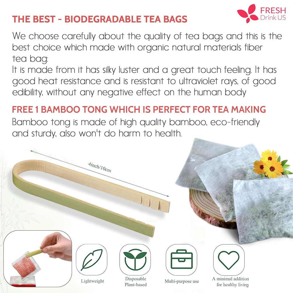 Sleepy-Time Wellness Trio – Chamomile, Soursop Leaf & Hibiscus Tea Bags for Evening Calm, Relaxation & Daily Balance